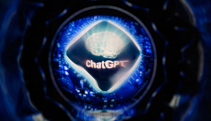 Image of a screen displaying the logo of ChatGPT – the artificial intelligence software application developed by OpenAI – on April 26, 2023 in Toulouse, France. —AFP