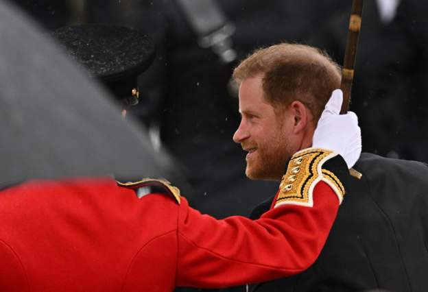 Photo: Prince Harry walks into Westminster Abbey for the first time