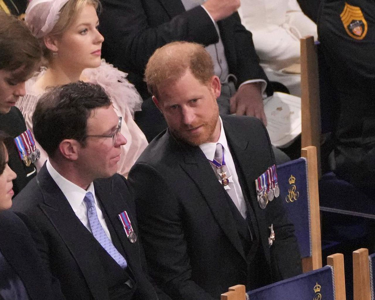 Pictures: Prince Harry ‘looked like a spare part’ in Westminster Abbey