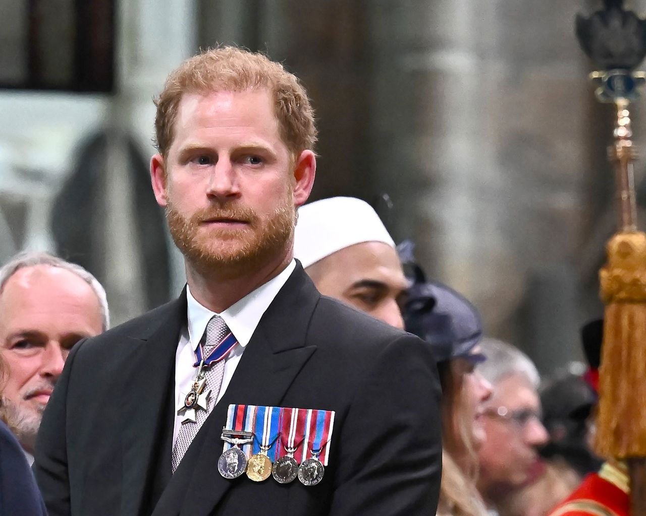 Pictures: Prince Harry ‘looked like a spare part’ in Westminster Abbey