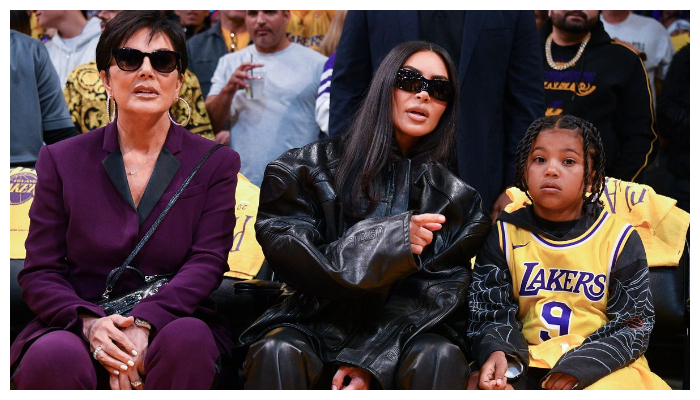 Kim Kardashian reveals her love of nerds at the NBA playoff game