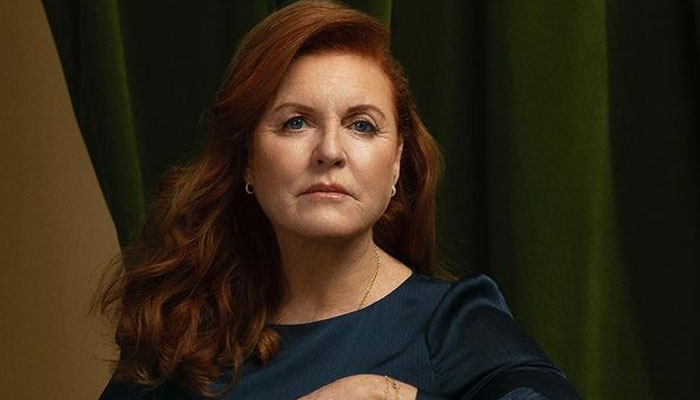 Sarah Ferguson reacts after enjoying coronation concert