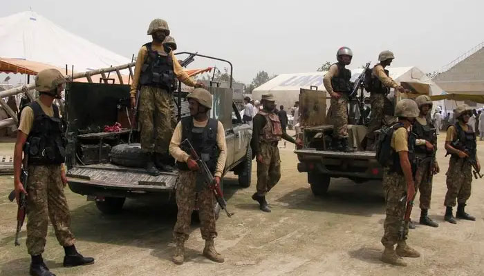 Army personnel can be seen standing at guard. — Reuters/File