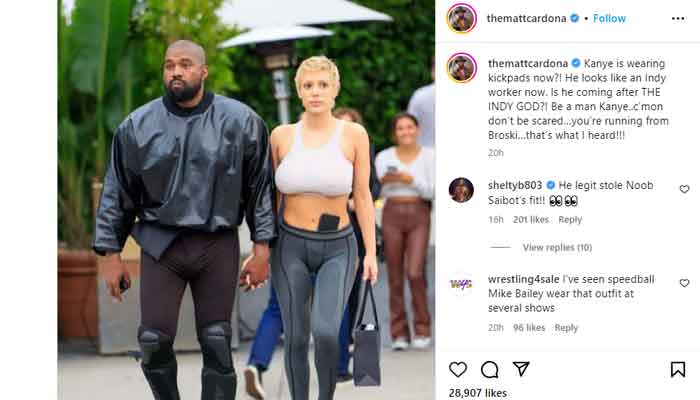 Kanye West mocked by American wrestler over his new stunt