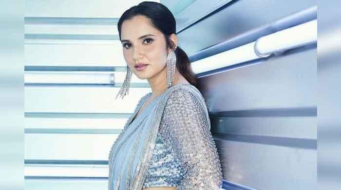 700px x 390px - Sania Mirza sparkles in pastel blue saree in latest Instagram post