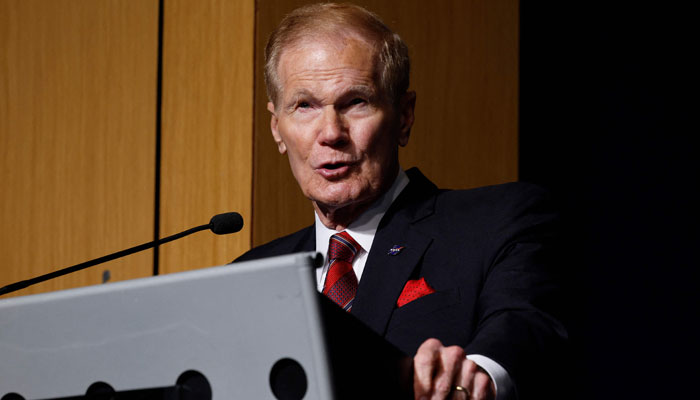 Nasa administrator Bill Nelson during a news conference at Nasa headquarters on May 19, 2023 in Washington, DC. — AFP