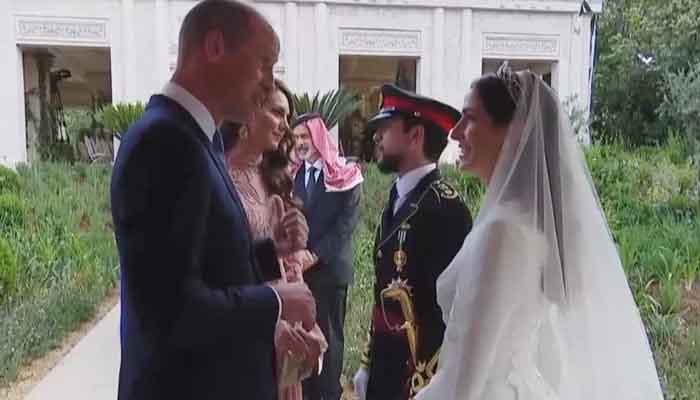 Kate, William join world royals in Jordan at Prince Husseins wedding to Rajwa Al-Saif: Photos