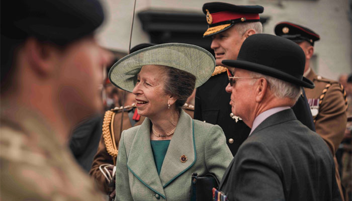 Princess Anne joins Royal Logistic Corps on their 30th anniversary