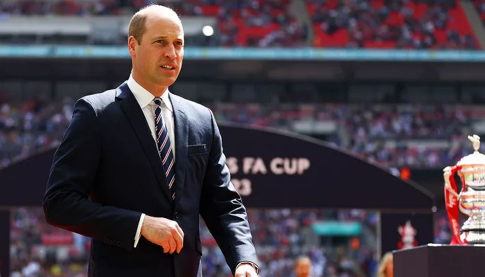 Prince William attends FA Cup Final at Wembley Stadium in London