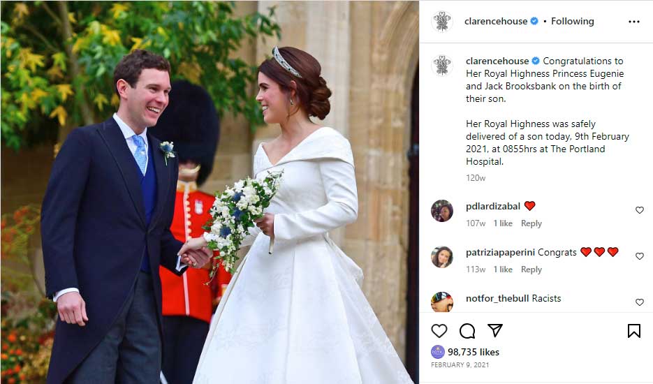 Royals abandon Princess Eugenie after Queens death