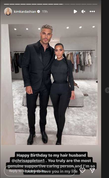 Kim kardashian introduces her new 'husband'