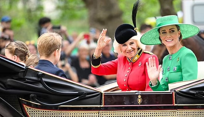 Kate Middleton stuns in green at Trooping the Color