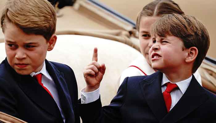 Prince William, Kate Middletons son Louis charms crowd at King Charles birthday parade