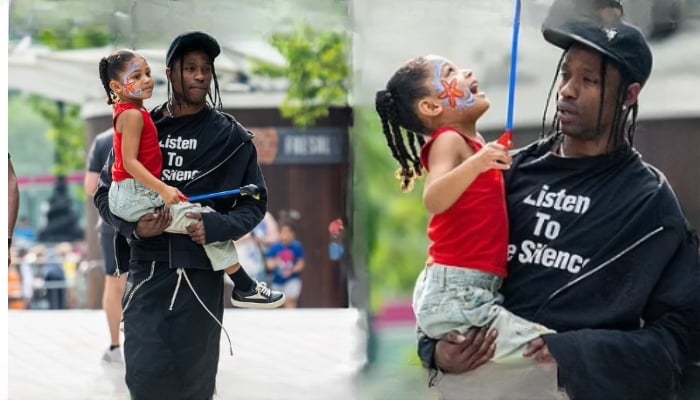 Travis Scott spotted making lovely moments with daughter Stormi Webster