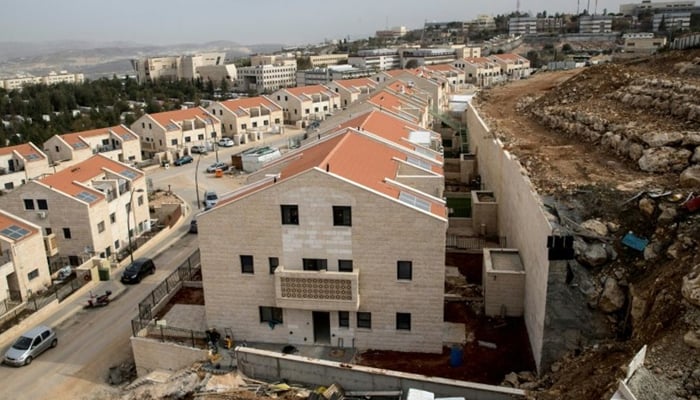 Partial view of the Israeli settlements near the West Bank city of Nablus. — AFP/File