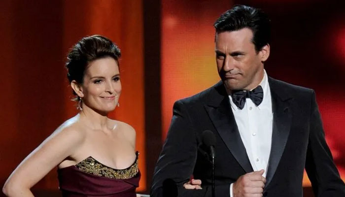 Jon Hamm thrilled to work alongside Tina Fey again