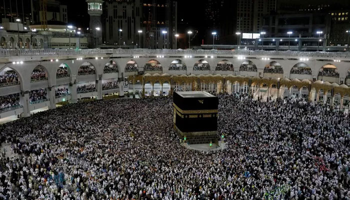 Pilgrims circle the Holy Kaaba in Makkahs Great Mosque during the Hajj in August 2019. — Reuters