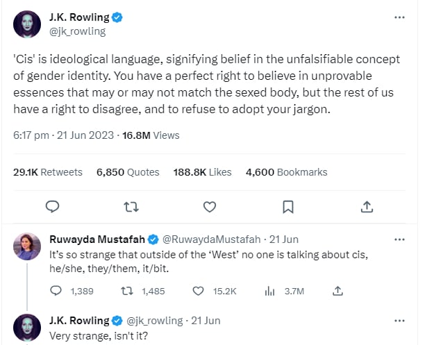 JK Rowling sparks debate on social media over Elon Musk cisgender comment