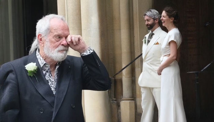 Monty Python star Terry Gilliam captures in heartfelt moment during daughter’s wedding