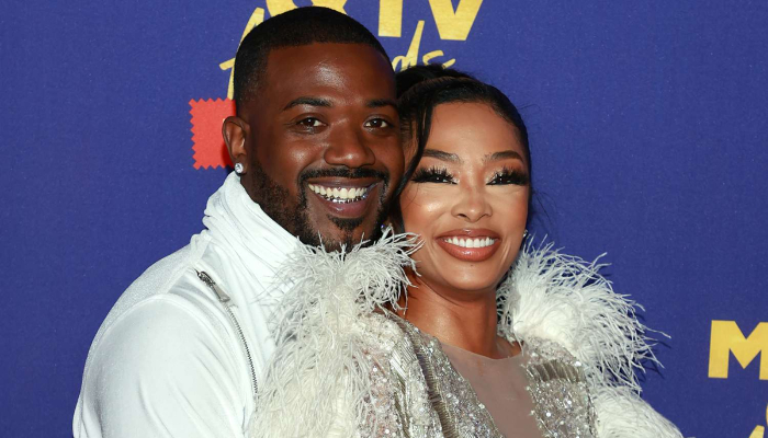 Ray J presented the Best New Artist award with his wife Princess Love at the BET awards on Sunday