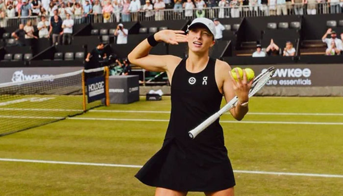 Iga Swiatek breezes into quarter-finals at Bad Homburg Open. Twitter/WTA