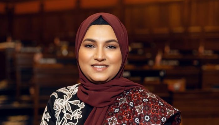 Pakistan-born member of the House of Representatives of the US state of Connecticut Maryam Khan. — APP/File