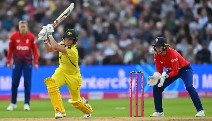 Beth Mooney scored an unbeaten 61 as Australia chased down 154 to win by four wickets with one ball remaining. -Dan Mullan/Getty Images