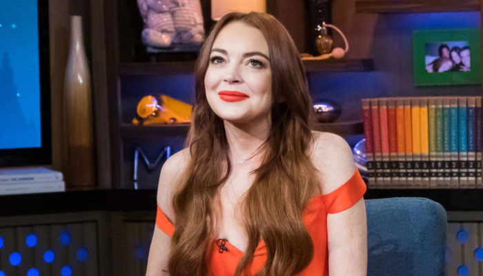 Lindsay Lohan has shared a selfie with fans