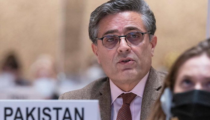 Pakistan’s envoy in Geneva Khalil Hashmi. — AFP/File