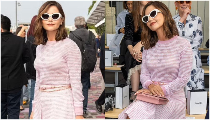 Jenna Coleman redefines chic at Chanel Paris Fashion Week show