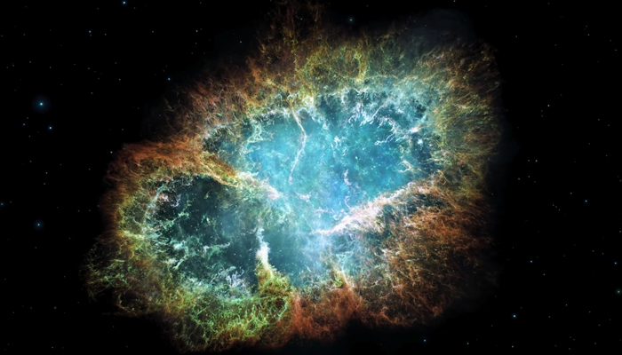 An artistic illustration shows a supernova. — Nasa