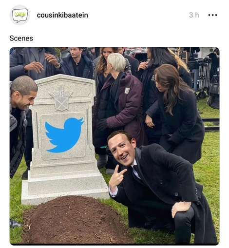 Users rush to post memes on Threads depicting Twitters death as new app goes live