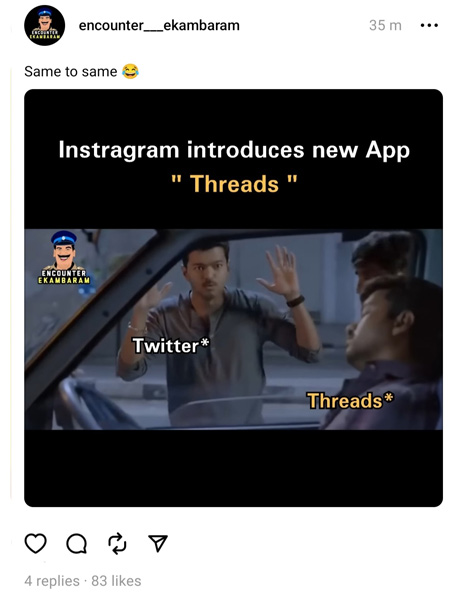 Users rush to post memes on Threads depicting Twitters death as new app goes live