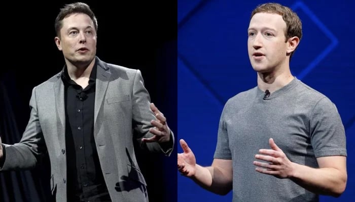 Tech billionaire and CEO of Twitter and SpaceX Elon Musk (left) and CEO Meta Mark Zuckerberg. — Reuters/File