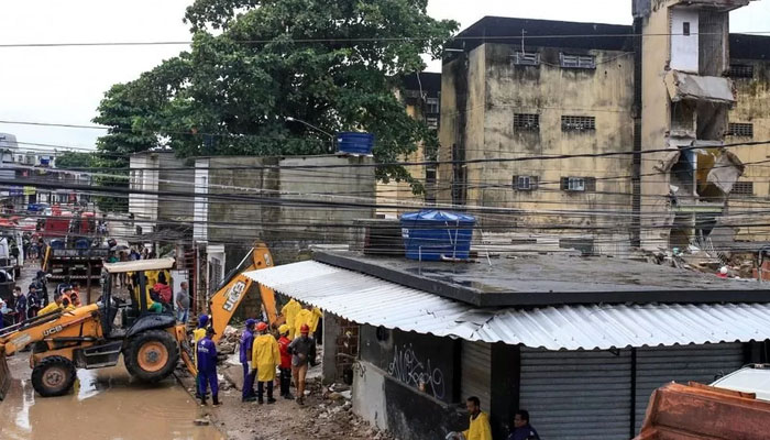 The collapse raises doubts about housing safety in the Brazils area of Recife. Reuters