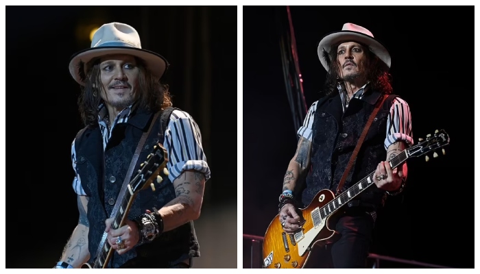 Johnny Depp mesmerises fans with pleasant presence as he performs with his band