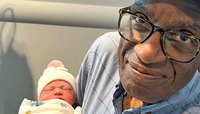 Today weatherman Al Roker beams with joy on becoming a grandfather for the first time