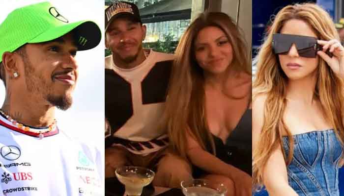 Shakira, Lewis Hamilton get cozy in secret night out after British Grand Prix