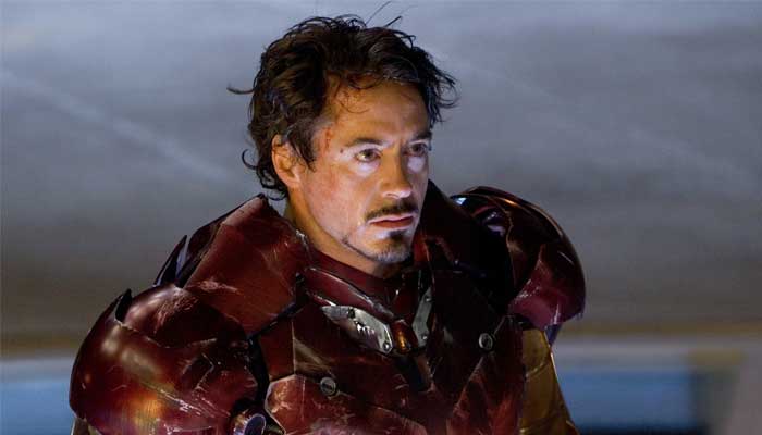 Iron Man takes the runway