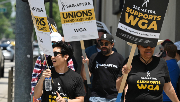 Solidarity messages pour in for SAG-AFTRA as fellow unions rally behind the strike