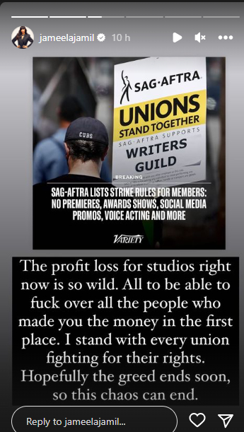 Jamie Lee Curtis, Jenna Ortega among actors show support to SAG strike: Read