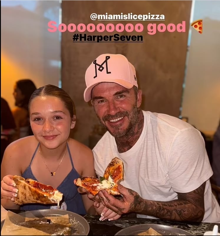 David Beckham displays strong bond with daughter Harper in Instagram post