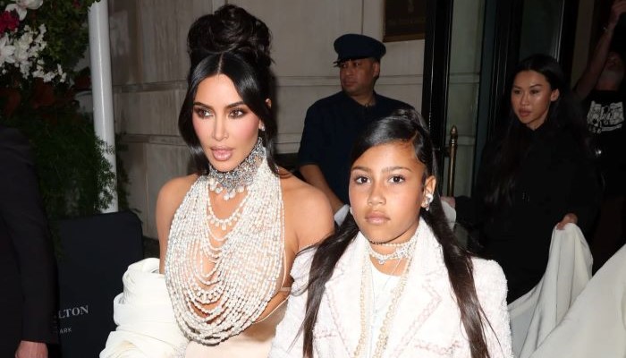Kim Kardashian and North West embrace TikTok aging filter