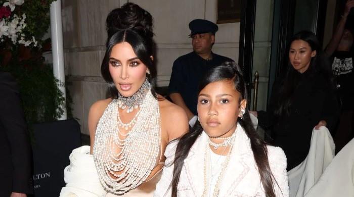 Kim Kardashian and North West embrace TikTok aging filter