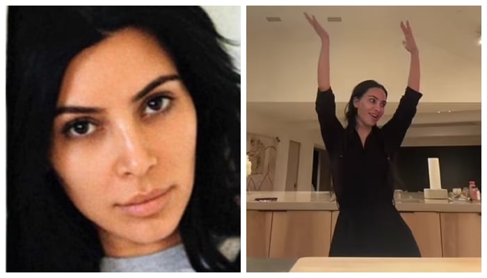 Kim Kardashian let herself go in no-makeup look