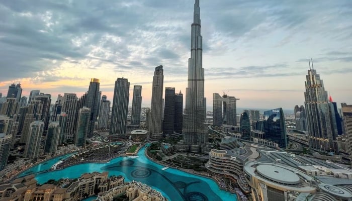 General view of Dubai showing Burj Al Khalifa, in Dubai United Arab Emirates, on December 31, 2022. — Reuters