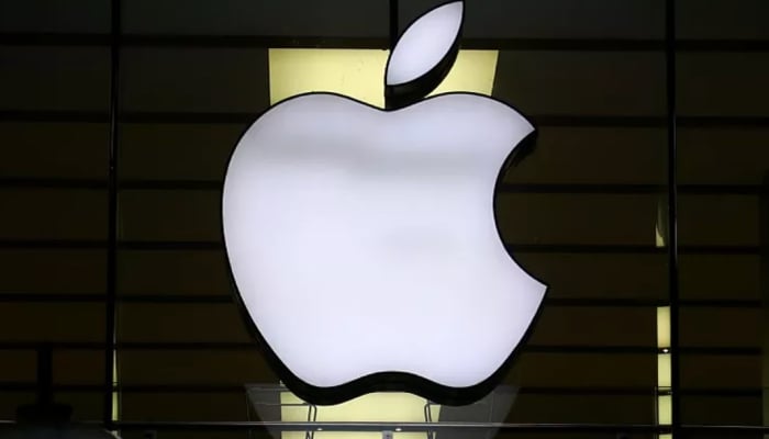 An image of an illuminated Apple logo — AFP/Files