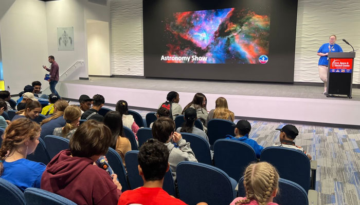 Students from different countries at the Space Camp in Huntsville. — US Consulate General Karachi