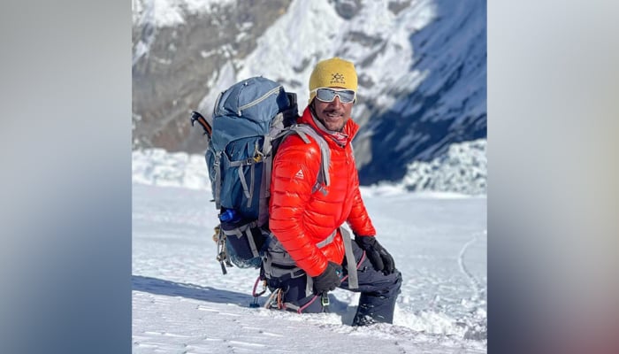 Pakistani mountaineer Sajid Sadpara. — Tweet/@sst8448