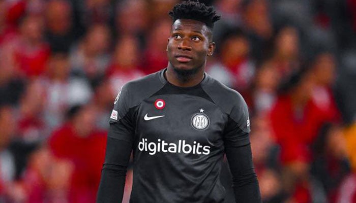 Manchester United secures Andre Onana in £47.2m deal for goalkeeper position.- Twitter@